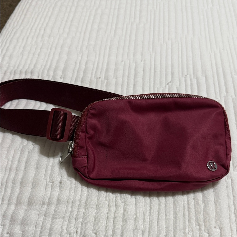 Lululemon Athletica Maroon Belt Bag